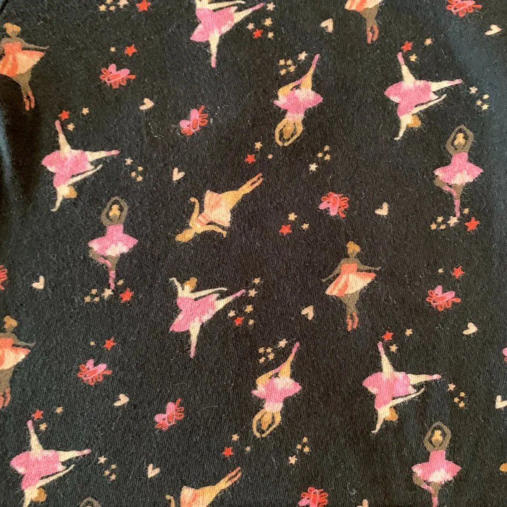 OLD NAVY Ballerina Print T-Shirt, Black, Size: ‎ Infant 12 - 18 mo.